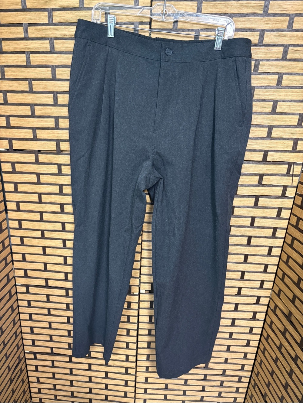 Zara Gray Wide Leg Pants Men Size 34